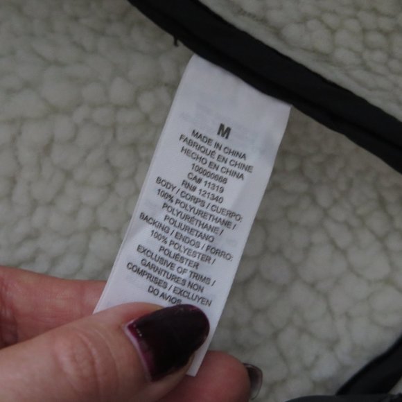 Dynamite Sherpa Moto Jacket Size Medium - Picture 8 of 9